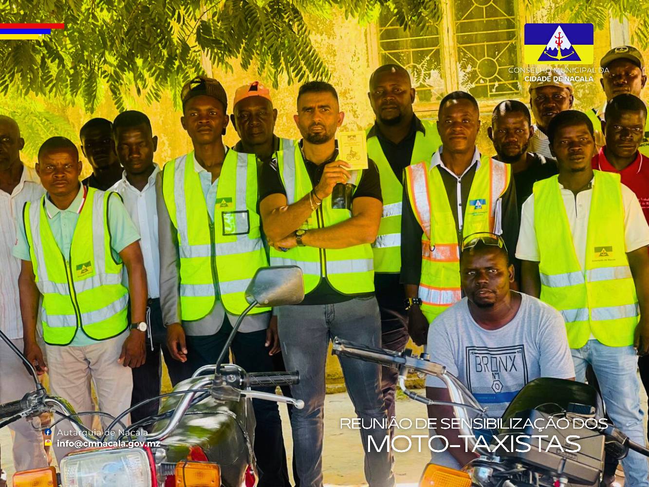 Vereação dos Transportes Realiza Campanha de Sensibilização com Mototaxistas em Mutiva e Muanona