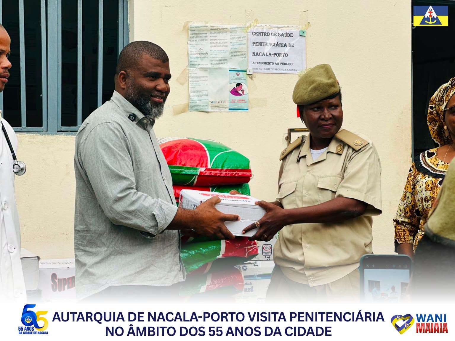 AUTARQUIA DE NACALA-PORTO VISITA PENITENCIÁRIA NO ÂMBITO DOS 55 ANOS DA CIDADE